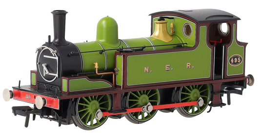 31-065 NER E (J71) 495 NER Lined Green & Maroon Steam Tank Locomotive