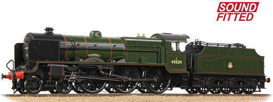 LMS 5XP 'Patriot' with Riveted Fowler Tender 45524 'Blackpool' BR Lined Green (Early Emblem) Steam Locomotive - DCC Sound
