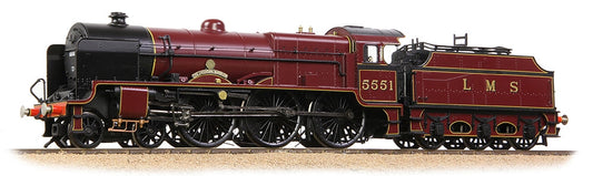 31-215 LMS 5XP 'Patriot' 5551 'The Unknown Warrior' LMS Lined Crimson