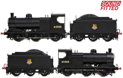 GCR 9J (J11) 64305 BR Black (Early Emblem) Steam Locomotive - DCC Sound