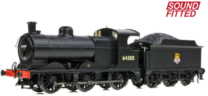 GCR 9J (J11) 64305 BR Black (Early Emblem) Steam Locomotive - DCC Sound