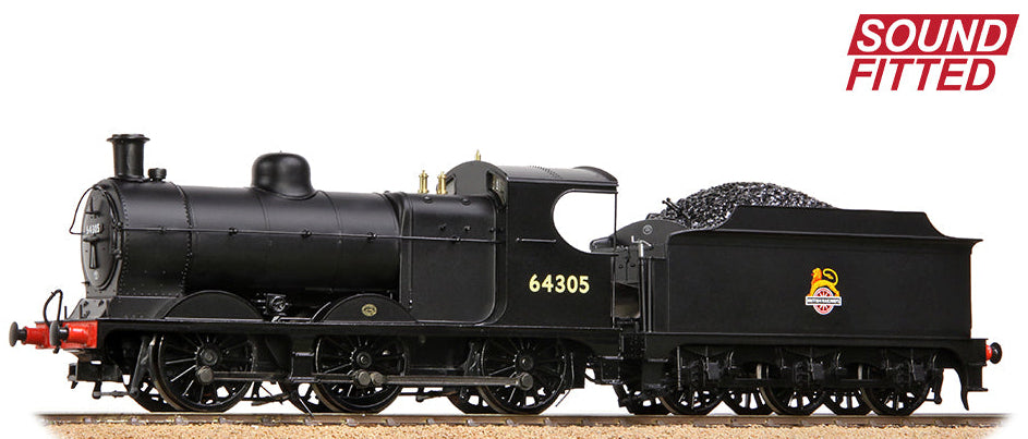 GCR 9J (J11) 64305 BR Black (Early Emblem) Steam Locomotive - DCC Sound