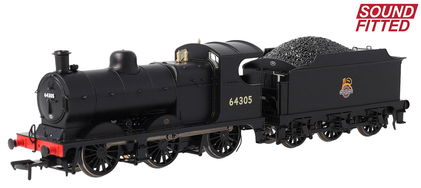31-319ASF GCR 9J (J11) 64305 BR Black (Early Emblem) Steam Locomotive - DCC Sound