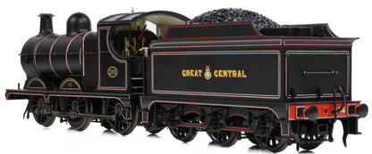 31-322 GCR 9J 295 GCR Lined Black Steam Locomotive