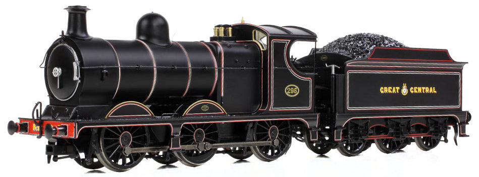 31-322 GCR 9J 295 GCR Lined Black Steam Locomotive