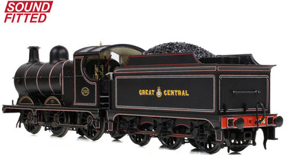GCR 9J 295 GCR Lined Black Steam Locomotive - DCC Sound