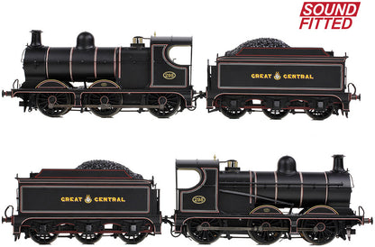 GCR 9J 295 GCR Lined Black Steam Locomotive - DCC Sound