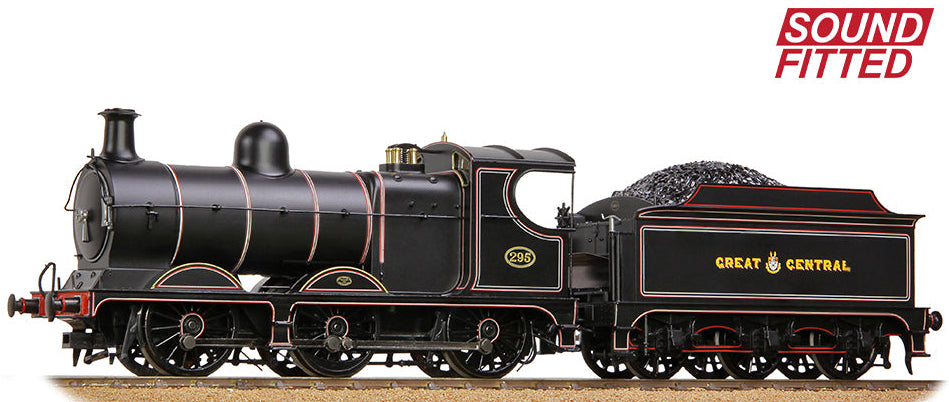 GCR 9J 295 GCR Lined Black Steam Locomotive - DCC Sound
