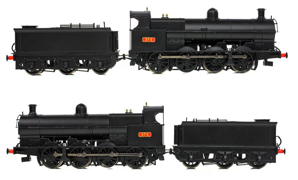 LNWR G2 574 LNWR Black Steam Locomotive