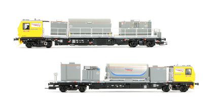 Pre-Owned Windhoff MPV 2-Car Set Network Rail Yellow Nos. DR98923 and DR98973