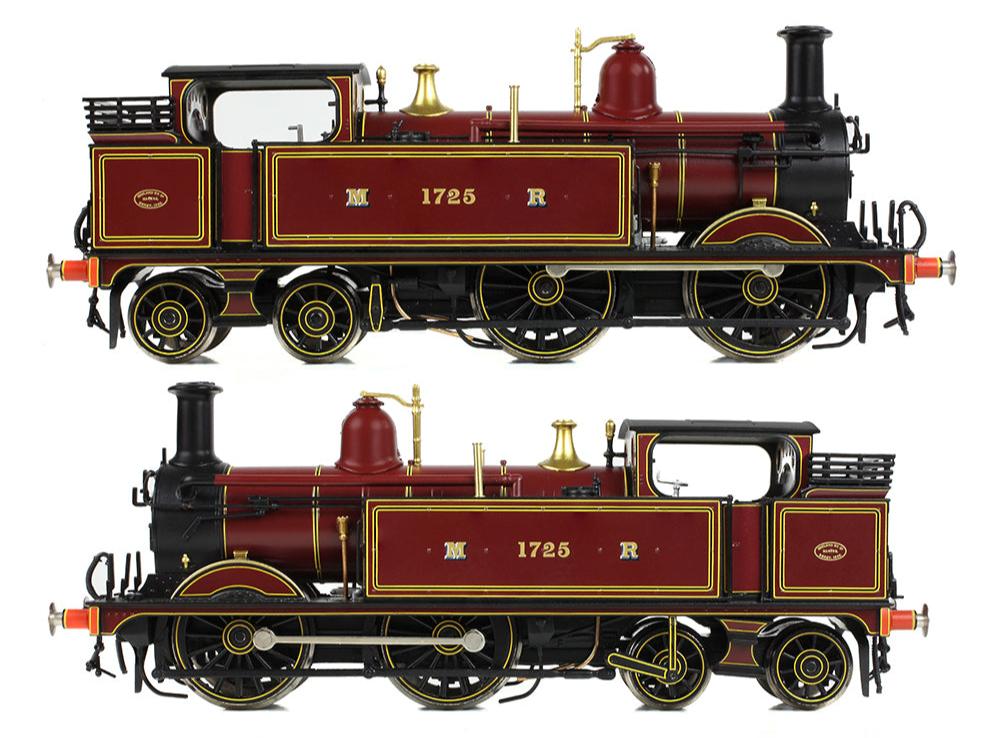 MR 1532 Tank 1725 Midland Railway Crimson Lake Steam Locomotive