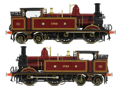 MR 1532 Tank 1725 Midland Railway Crimson Lake Steam Locomotive