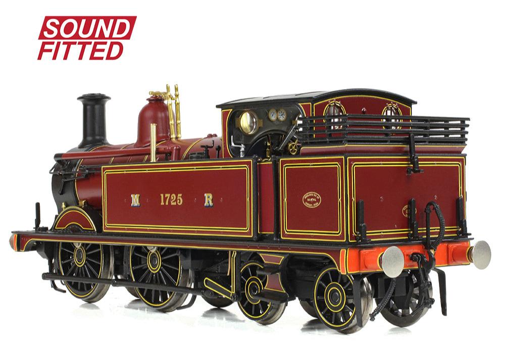 MR 1532 Tank 1725 Midland Railway Crimson Lake Steam Locomotive - DCC Sound