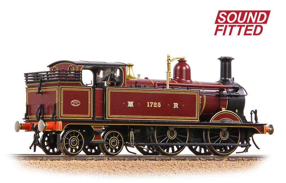 MR 1532 Tank 1725 Midland Railway Crimson Lake Steam Locomotive - DCC Sound