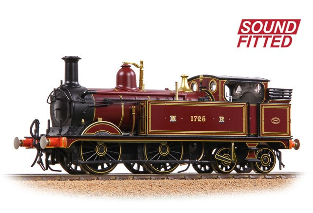 MR 1532 Tank 1725 Midland Railway Crimson Lake Steam Locomotive - DCC Sound