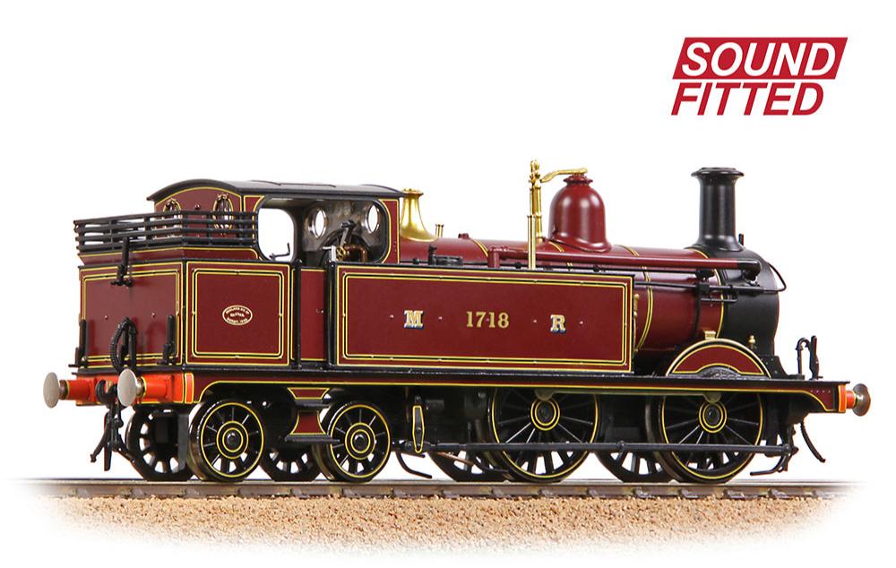 MR 1532 Tank 1718 Midland Railway Crimson Lake Steam Locomotive - DCC Sound