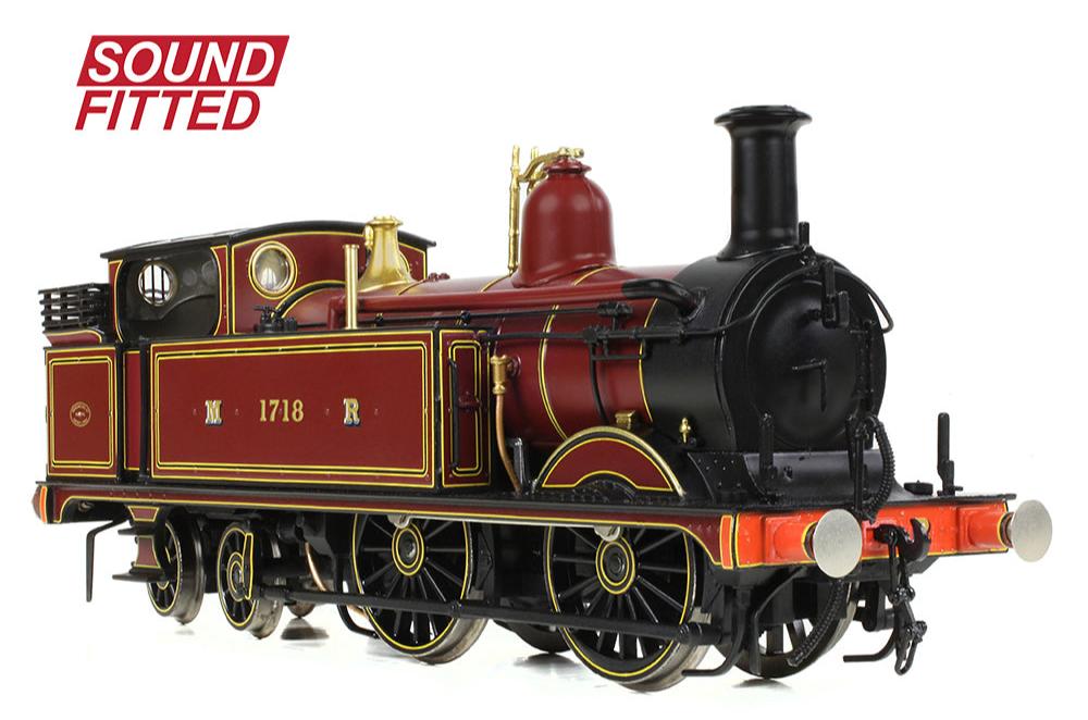 MR 1532 Tank 1718 Midland Railway Crimson Lake Steam Locomotive - DCC Sound