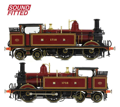 MR 1532 Tank 1718 Midland Railway Crimson Lake Steam Locomotive - DCC Sound