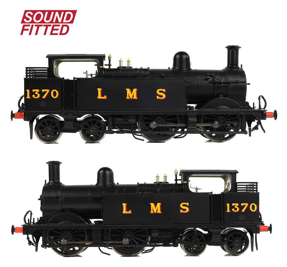 MR 1532 (1P) Tank 1370 LMS Black Steam Locomotive - DCC Sound