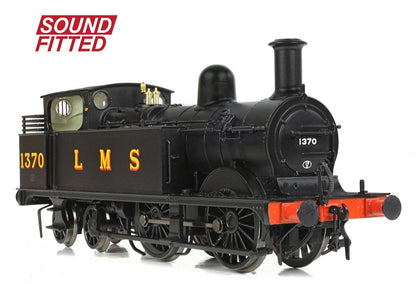 MR 1532 (1P) Tank 1370 LMS Black Steam Locomotive - DCC Sound