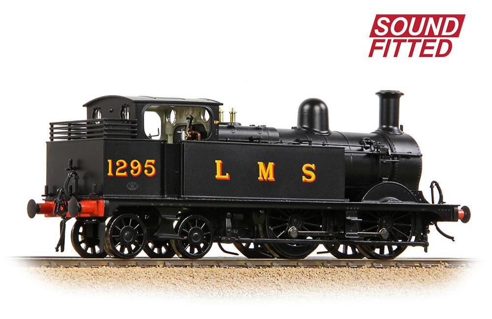 MR 1532 (1P) Tank 1295 LMS Black Steam Locomotive - DCC Sound