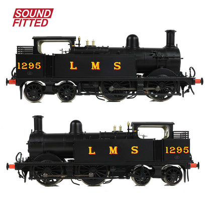 MR 1532 (1P) Tank 1295 LMS Black Steam Locomotive - DCC Sound