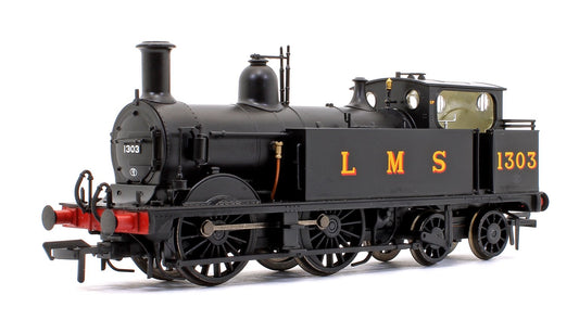 Pre-Owned Midland Railway 1532 Class Johnson 1P 0-4-4 1303 LMS Black Locomotive - DCC Fitted