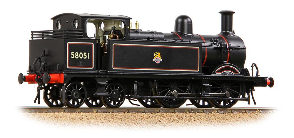 MR 1532 (1P) Tank 58051 BR Lined Black (Early Emblem) Steam Locomotive