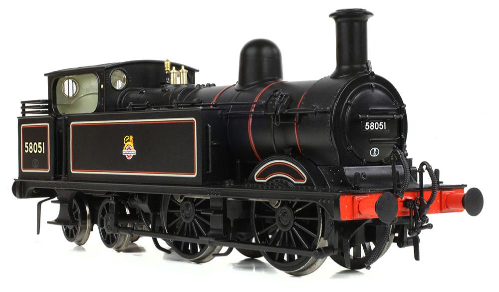 MR 1532 (1P) Tank 58051 BR Lined Black (Early Emblem) Steam Locomotive