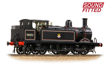 MR 1532 (1P) Tank 58051 BR Lined Black (Early Emblem) Steam Locomotive - DCC Sound