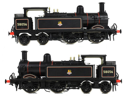 MR 1532 (1P) Tank 58056 BR Lined Black (Early Emblem) Steam Locomotive