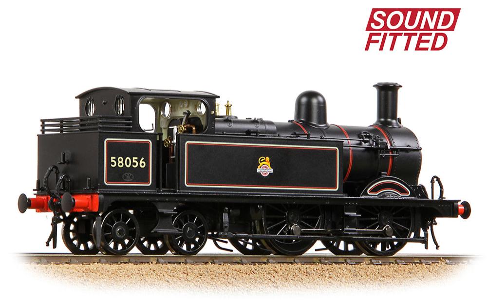 MR 1532 (1P) Tank 58056 BR Lined Black (Early Emblem) Steam Locomotive - DCC Sound