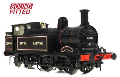 MR 1532 (1P) Tank 58040 BR Lined Black (British Railways) Steam Locomotive - DCC Sound