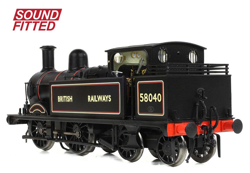 MR 1532 (1P) Tank 58040 BR Lined Black (British Railways) Steam Locomotive - DCC Sound