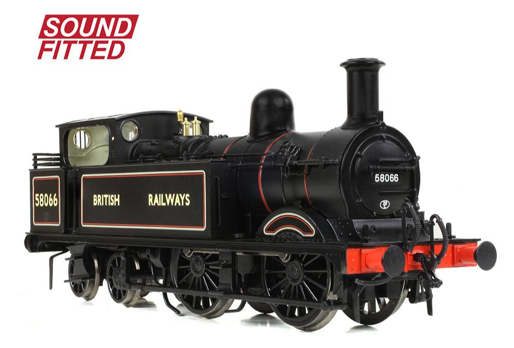 MR 1532 (1P) Tank 58066 BR Lined Black (British Railways) Steam Locomotive - DCC Sound