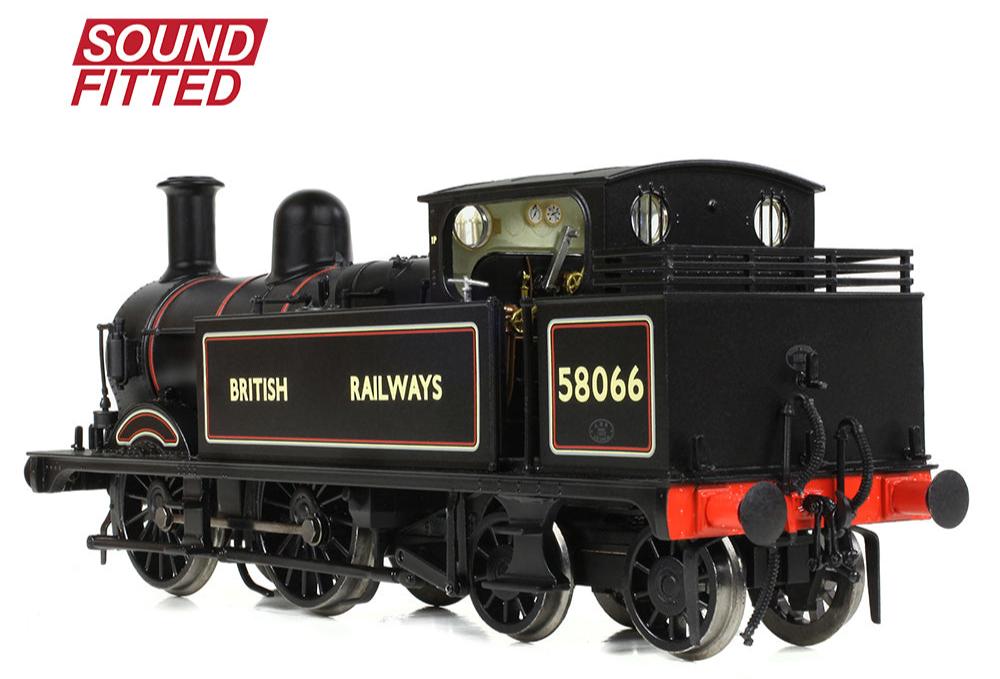 MR 1532 (1P) Tank 58066 BR Lined Black (British Railways) Steam Locomotive - DCC Sound