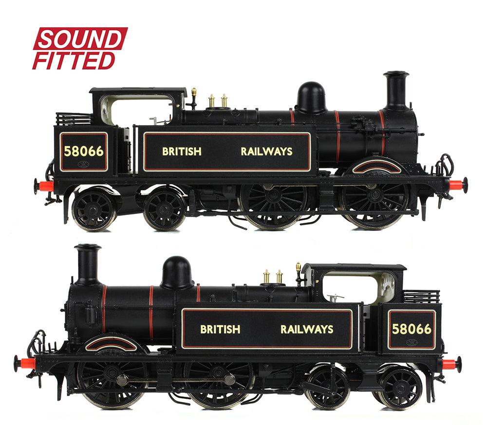 MR 1532 (1P) Tank 58066 BR Lined Black (British Railways) Steam Locomotive - DCC Sound