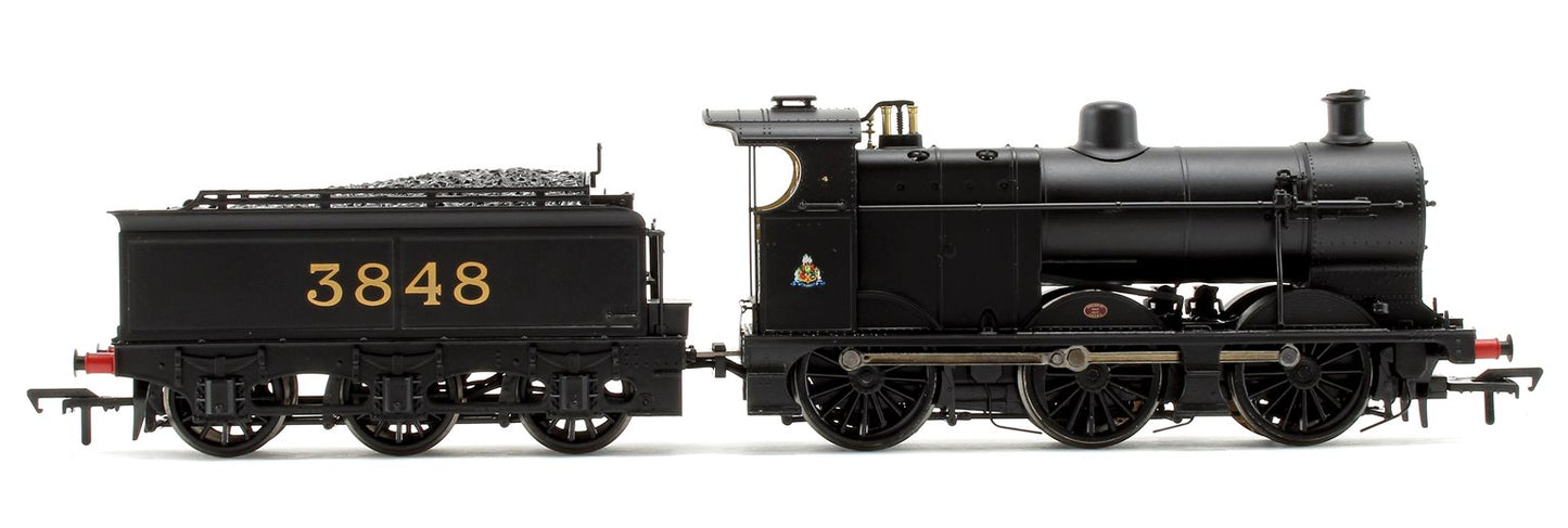 Pre-Owned Class 4F Midland Railways Black 0-6-0 Steam Locomotive #3848 - DCC Fitted