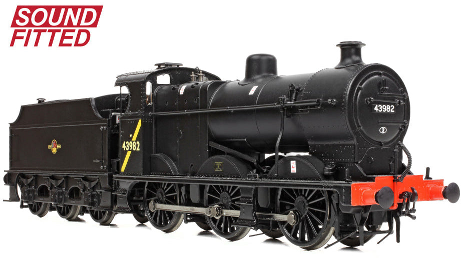 MR 3835 (4F) with Fowler Tender 43982 BR Black (Late Crest) Steam Locomotive - DCC Sound