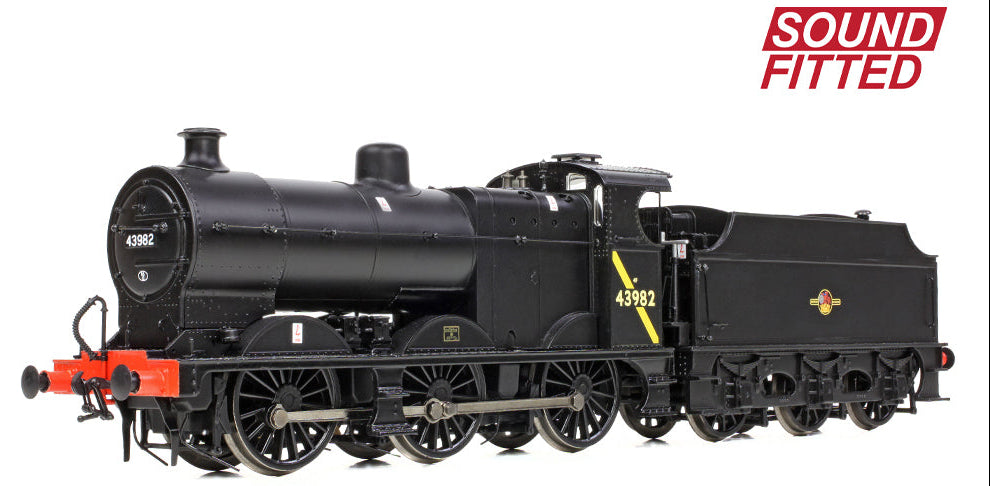 MR 3835 (4F) with Fowler Tender 43982 BR Black (Late Crest) Steam Locomotive - DCC Sound