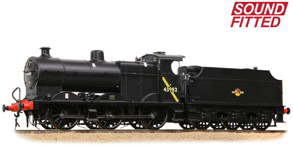 MR 3835 (4F) with Fowler Tender 43982 BR Black (Late Crest) Steam Locomotive - DCC Sound
