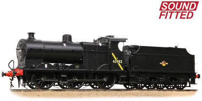 MR 3835 (4F) with Fowler Tender 43982 BR Black (Late Crest) Steam Locomotive - DCC Sound