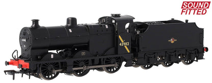 31-884ASF MR 3835 (4F) with Fowler Tender 43982 BR Black (Late Crest) Steam Locomotive - DCC Sound