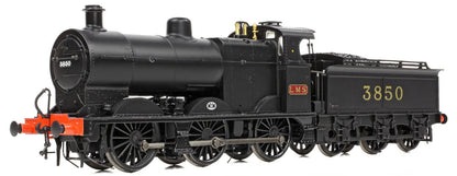 31-885 MR 3835 (4F) with Johnson-Deeley Tender 3850 LMS Black (MR Numerals) Steam Locomotive