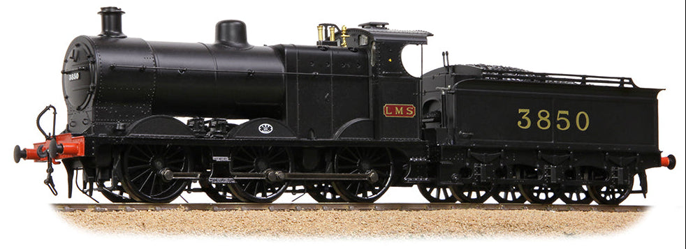 31-885 MR 3835 (4F) with Johnson-Deeley Tender 3850 LMS Black (MR Numerals) Steam Locomotive