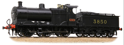31-885 MR 3835 (4F) with Johnson-Deeley Tender 3850 LMS Black (MR Numerals) Steam Locomotive