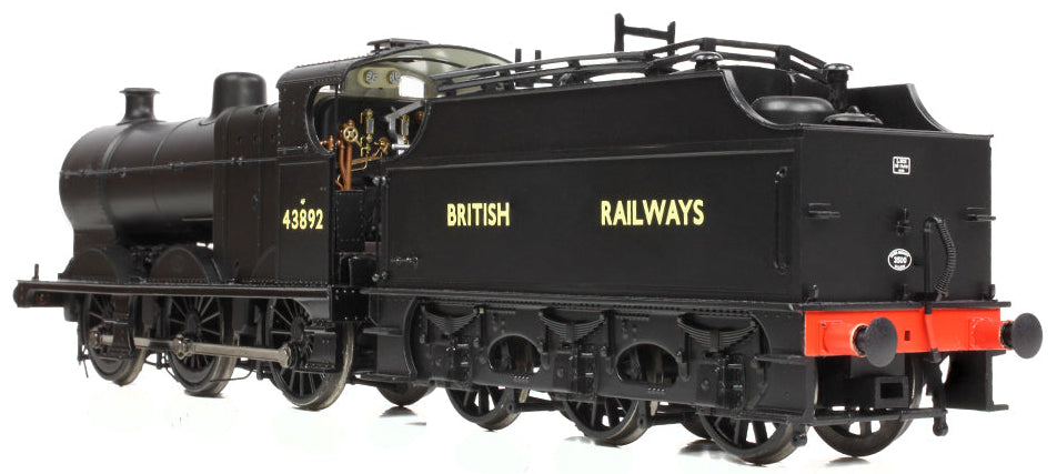 MR 3835 (4F) with Fowler Tender 43892 BR Black (British Railways) Steam Locomotive