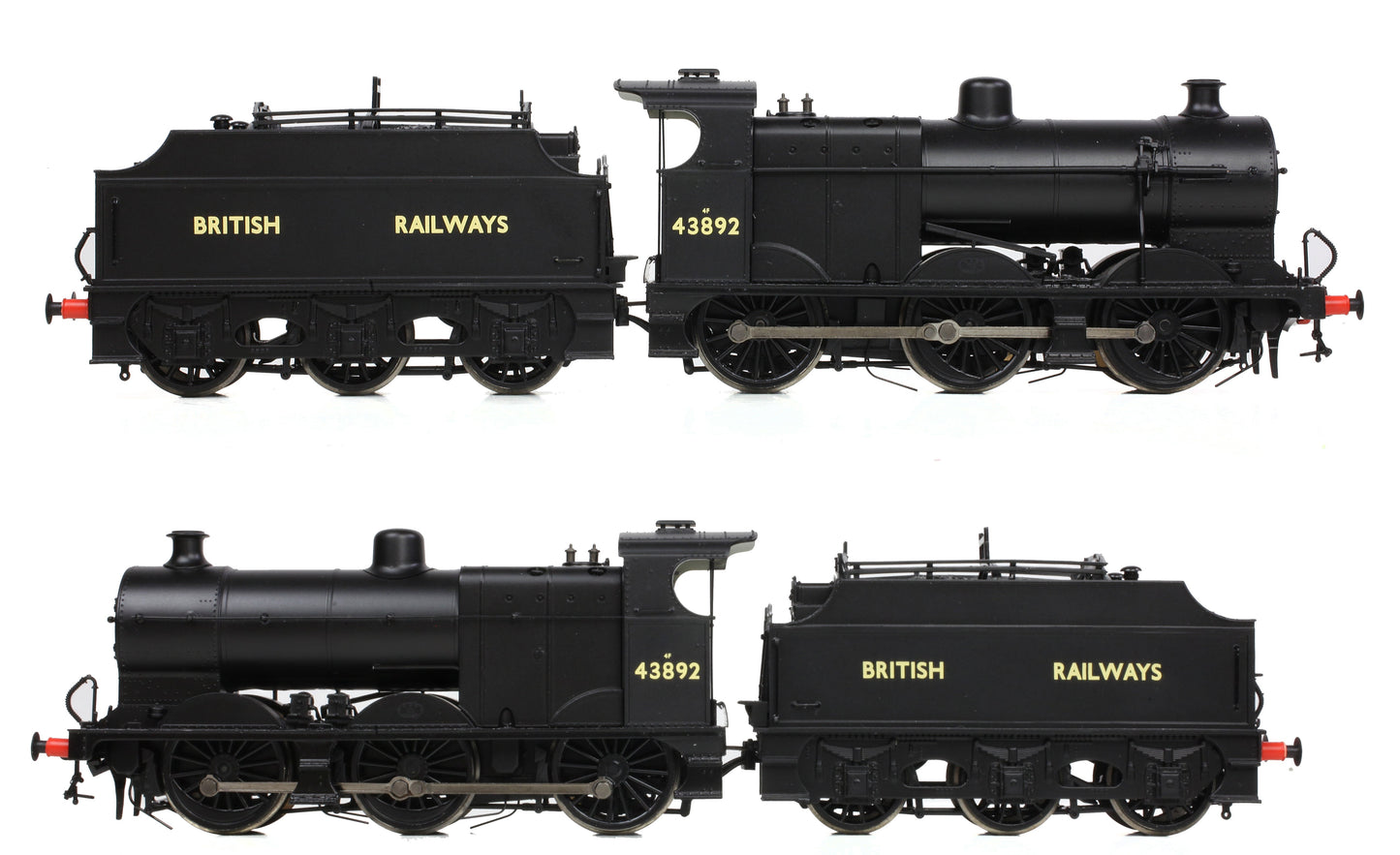 MR 3835 (4F) with Fowler Tender 43892 BR Black (British Railways) Steam Locomotive