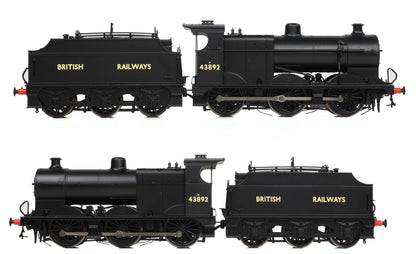 MR 3835 (4F) with Fowler Tender 43892 BR Black (British Railways) Steam Locomotive