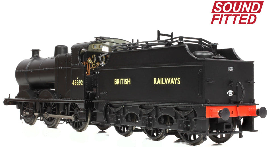 MR 3835 (4F) with Fowler Tender 43892 BR Black (British Railways) Steam Locomotive - DCC Sound
